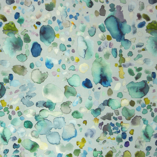 Abstract Blue Fabric - Sprinkles Printed Cotton Fabric (By The Metre) Pacific Voyage Maison