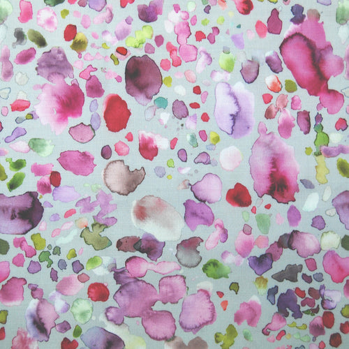 Samples - Sprinkles Printed Fabric Sample Swatch Raspberry Voyage Maison