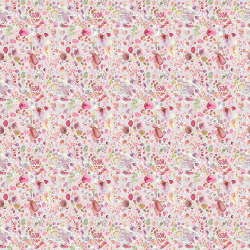 Abstract Pink Fabric - Sprinkles Printed Cotton Fabric (By The Metre) Russet Voyage Maison