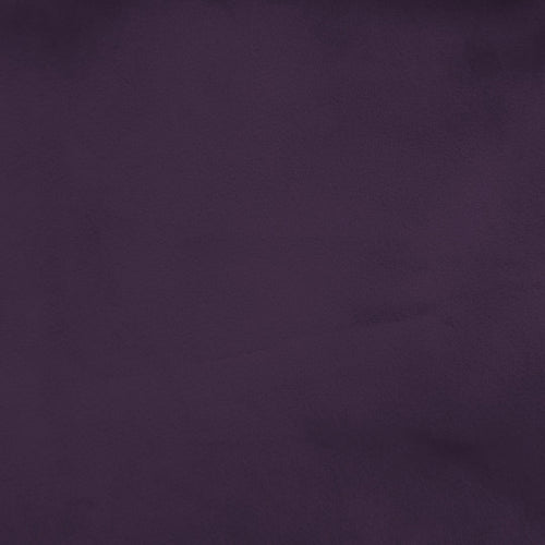 Plain Purple Fabric - Stella Plain Velvet Fabric (By The Metre) Amethyst Voyage Maison