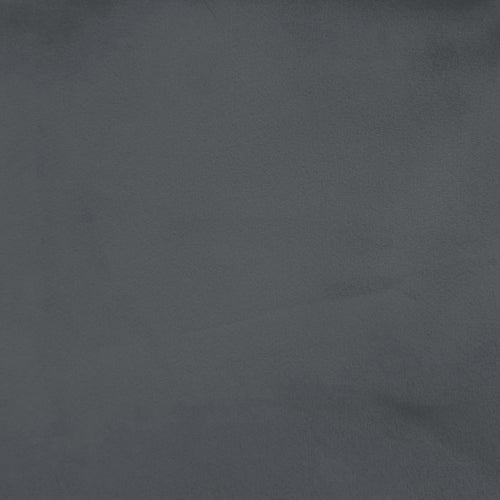Plain Grey Fabric - Stella Plain Velvet Fabric (By The Metre) Dark Grey Voyage Maison