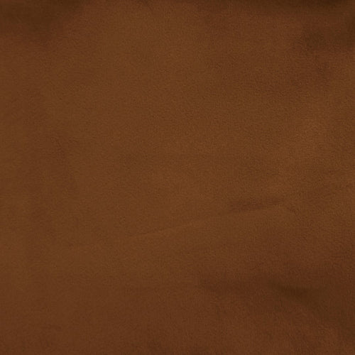 Plain Orange Fabric - Stella Plain Velvet Fabric (By The Metre) Rust Voyage Maison