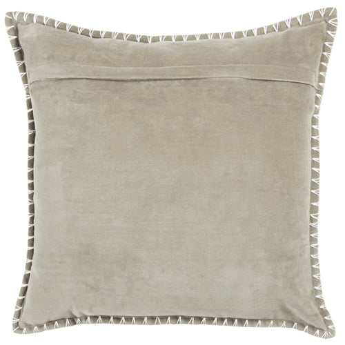 Additions Stitch Embroidered Feather Cushion in Quartz