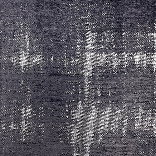Plain Blue Fabric - Stratos Woven Jacquard Fabric (By The Metre) Mercury Voyage Maison