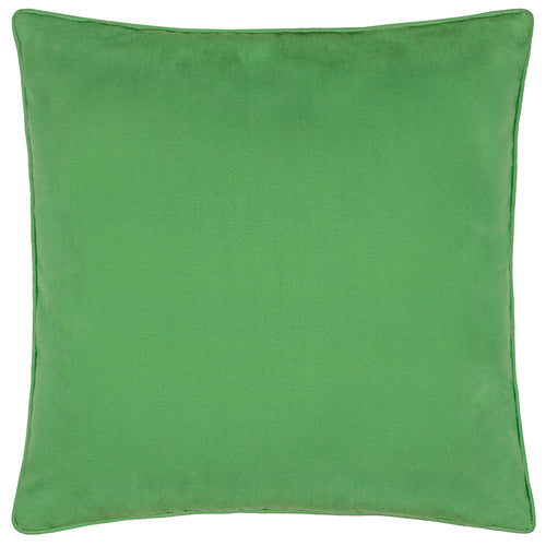 Floral Green Cushions - Strawberry Thief Outdoor Polyester Filled Cushion Mineral/Yellow Morris & Co