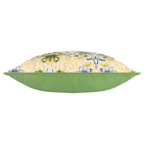 Floral Yellow Cushions - Strawberry Thief Outdoor Polyester Filled Cushion Sunflower Morris & Co