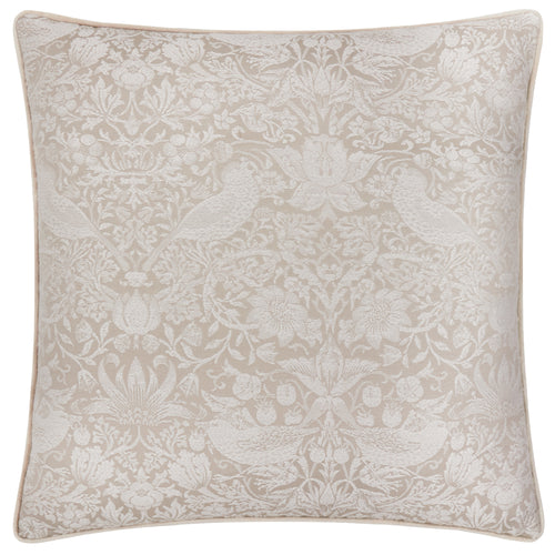Strawberry Thief Jacquard Cushion Linen