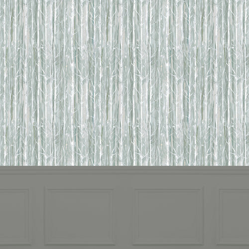 Abstract Green Wallpaper - Synnova  1.4m Wide Width Wallpaper (By The Metre) Granite Gold Voyage Maison