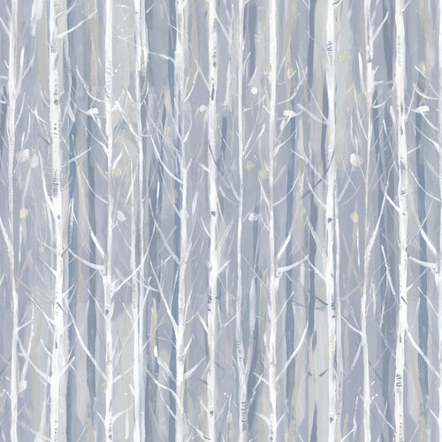 Abstract Blue Wallpaper - Synnova  1.4m Wide Width Wallpaper (By The Metre) Midnight Voyage Maison