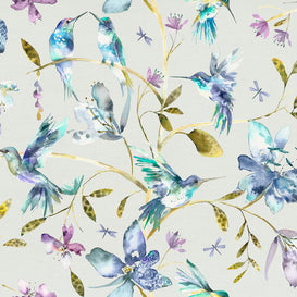 Voyage Maison Tafuna Printed Oil Cloth Fabric (By The Metre) in Aster