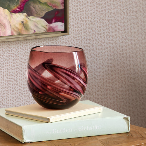  Pink Glassware - Tagus Hand-Blown Vase Rose Voyage Maison