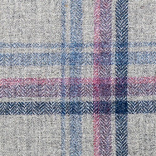 Check Purple Fabric - Tavistock Woven Wool Fabric (By The Metre) Heather Voyage Maison
