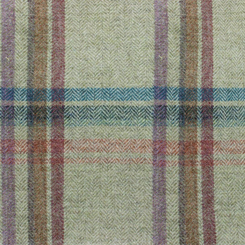 Check Brown Fabric - Tavistock Woven Wool Fabric (By The Metre) Pomegranate Voyage Maison