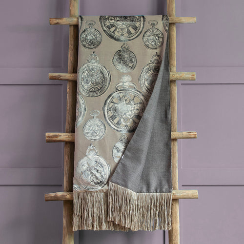  Grey Throws - Tempus Velvet Throw Smoke Voyage Maison