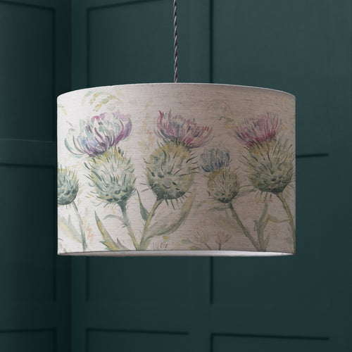 Floral Green Lighting - Thistle Glen Eva Lamp Shade Linen Voyage Maison