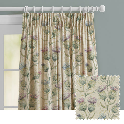 Floral Purple M2M - Thistle Glen Printed Made to Measure Curtains Spring Voyage Maison