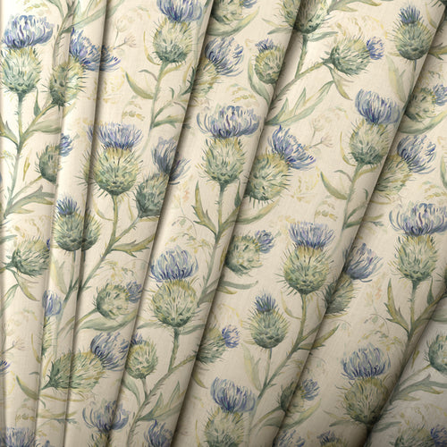Floral Blue M2M - Thistle Glen Printed Made to Measure Curtains Winter Voyage Maison
