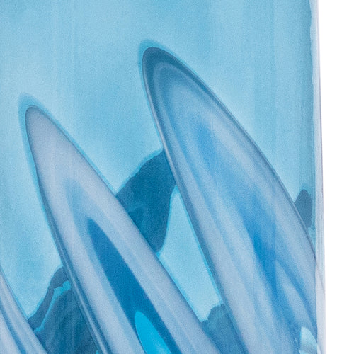  Blue Glassware - Tiber Hand-Blown Vase Steel Voyage Maison