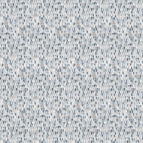 Abstract Grey Fabric - Tide Printed Cotton Fabric (By The Metre) Slate Voyage Maison