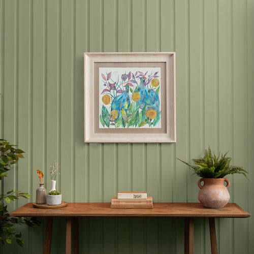 Floral Blue Wall Art - Tilda and Faye  Framed Print Birch Voyage Maison