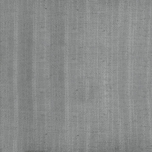 Plain Silver Fabric - Tivoli Plain Woven Fabric (By The Metre) Aluminium Voyage Maison