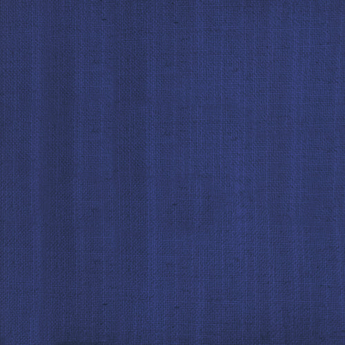 Plain Blue Fabric - Tivoli Plain Woven Fabric (By The Metre) Indigo Voyage Maison