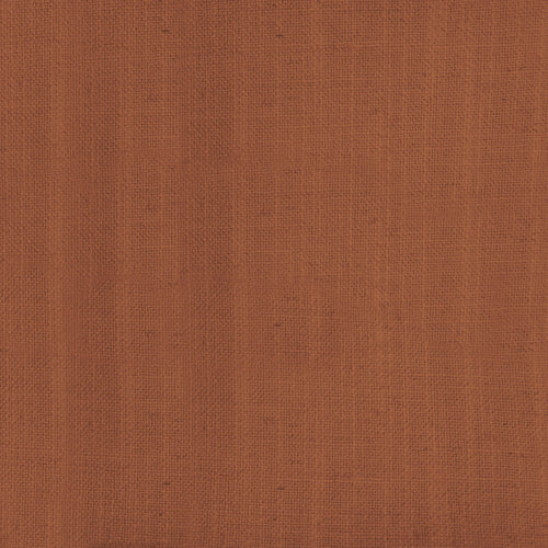 Plain Orange Fabric - Tivoli Plain Woven Fabric (By The Metre) Rust Voyage Maison
