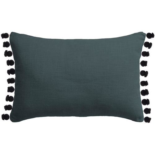Voyage Maison Tivoli Woven Feather Cushion in Charcoal