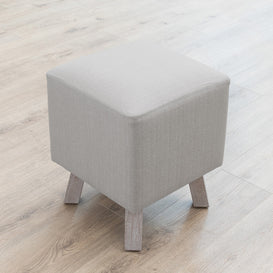 Voyage Maison Toby Square Footstool in Malleny Jute