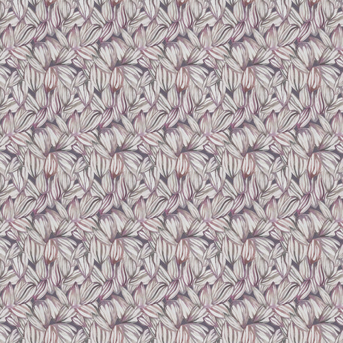 Floral Purple Fabric - Topia Printed Fabric (By The Metre) Tourmaline Voyage Maison