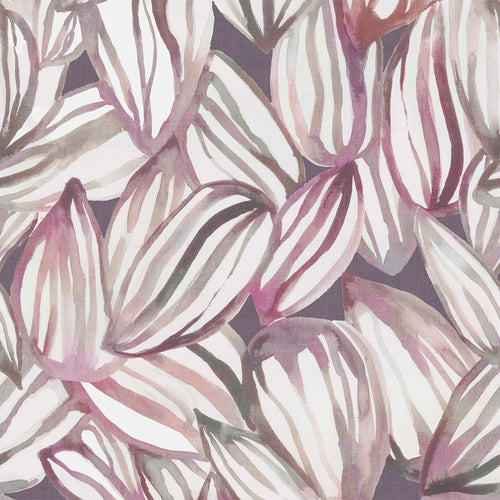 Floral Pink Wallpaper - Topia  1.4m Wide Width Wallpaper (By The Metre) Tourmaline Voyage Maison