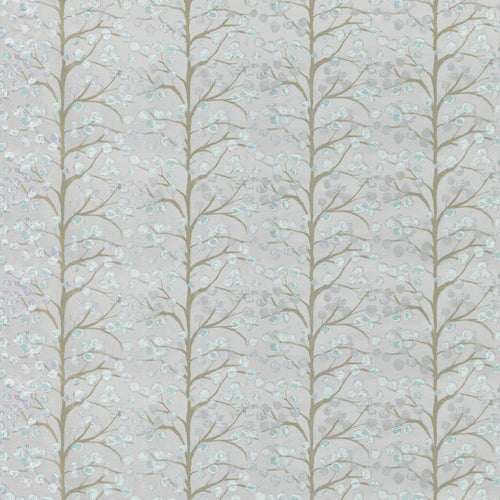 Abstract Blue Fabric - Topola Woven Jacquard Fabric (By The Metre) Duck Egg Voyage Maison
