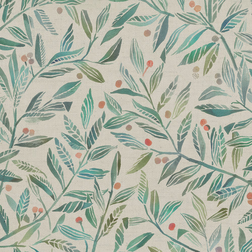 Floral Blue Fabric - Torquay Printed Cotton Fabric (By The Metre) Pomegranate Voyage Maison