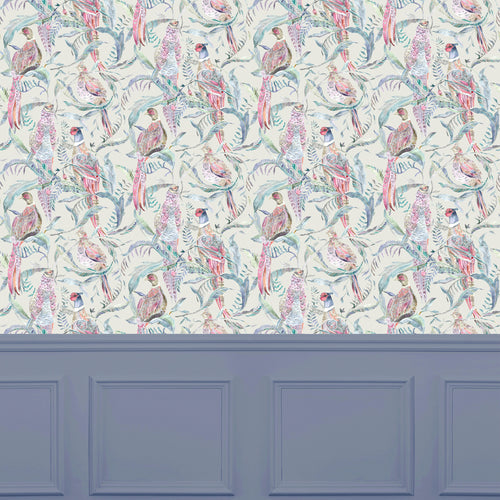 Animal Pink Wallpaper - Torrington  1.4m Wide Width Wallpaper (By The Metre) Loganberry Voyage Maison
