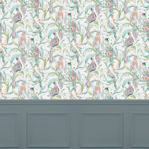 Animal Blue Wallpaper - Torrington  1.4m Wide Width Wallpaper (By The Metre) Pomegranate Voyage Maison
