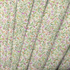 Torquay Printed Fine Lawn Cotton Apparel Fabric (By The Metre) Grape Fruit Ecru