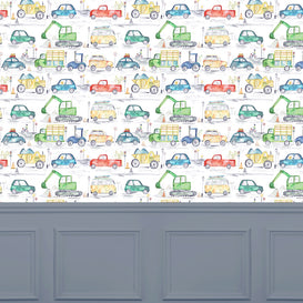 Voyage Maison Trafficjam 1.4m Wide Width Wallpaper in Primary