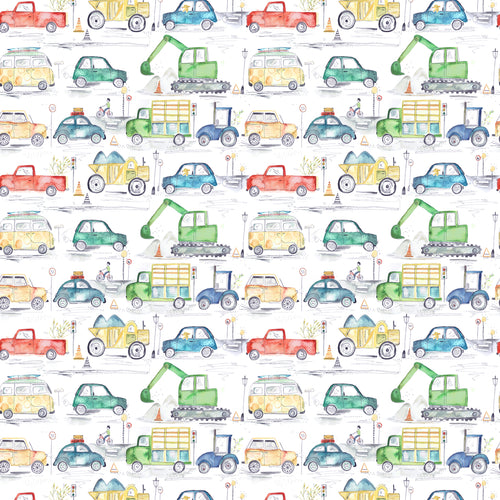  Samples - Trafficjam  Wallpaper Sample Primary Voyage Maison