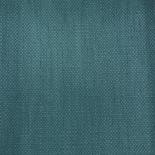 Plain Blue Fabric - Trento Plain Woven Fabric (By The Metre) Teal Voyage Maison