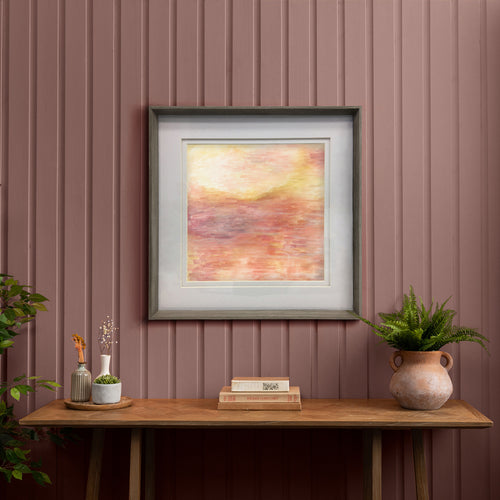 Abstract Orange Wall Art - Tulla  Framed Print Nut/Saffron Voyage Maison