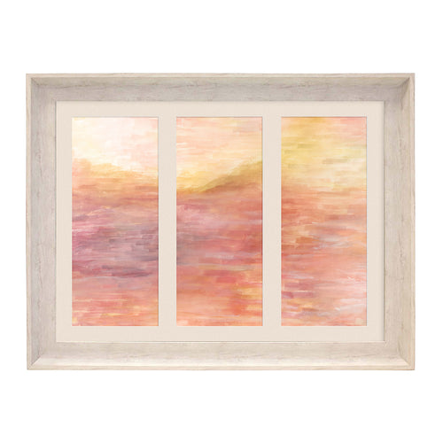 Abstract Orange Wall Art - Tulla  Framed Print Birch/Saffron Voyage Maison