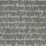 Typographera Woven Jacquard Fabric (By The Metre) Charcoal