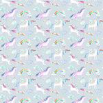 Unicorn Dance Printed Fabric (By The Metre) Stone