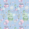 Upandaway Printed Cotton Fabric (By The Metre) Sky