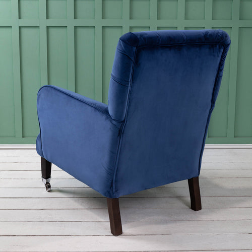 Velvet Chair Blue (B-Grade)