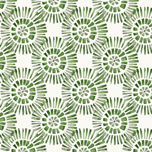 Abstract Green Wallpaper - Vali  1.4m Wide Width Wallpaper (By The Metre) Sage Voyage Maison