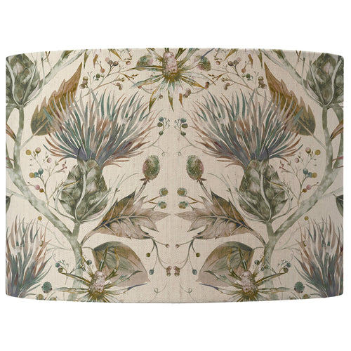 Floral Green Lighting - Varys Eva Lamp Shade Auburn Linen Voyage Maison