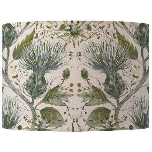 Floral Green Lighting - Varys Eva Lamp Shade Lichen Linen Voyage Maison