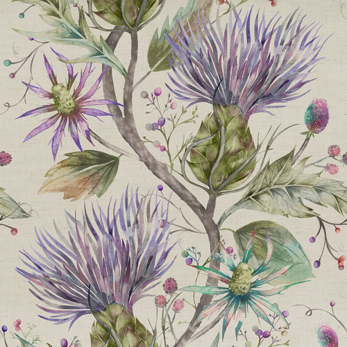 Samples - Varys Printed Fabric Sample Swatch Violet Voyage Maison