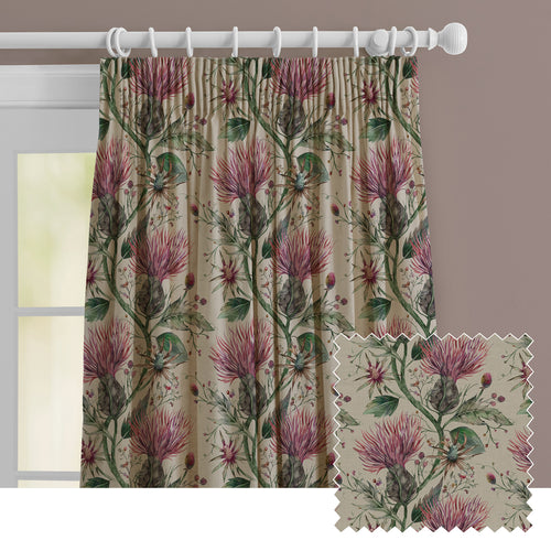 Floral Cream M2M - Varys Printed Made to Measure Curtains Onyx Voyage Maison
